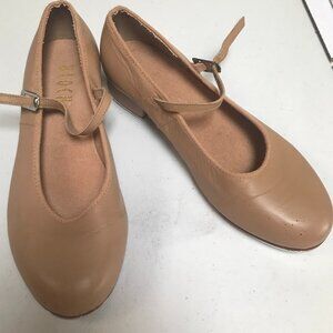 Bloch brand leather girls' tap shoes, size 6.5